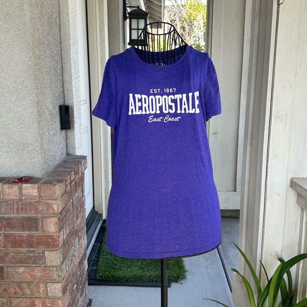 Aeropostale Blue Graphic T-Shirt